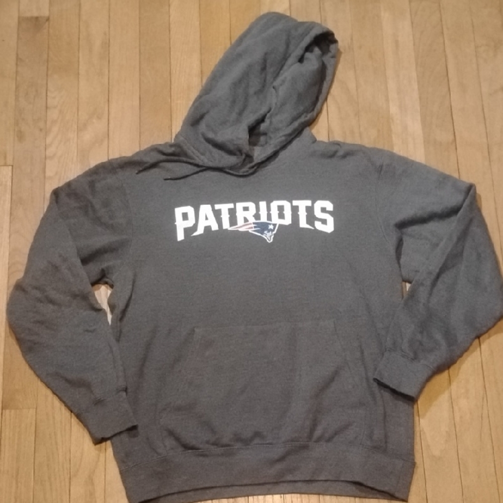 new england patriots sweatshirt mens m majestic hoodie nfl football shirt
